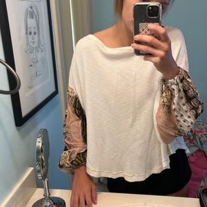 Free People White Top